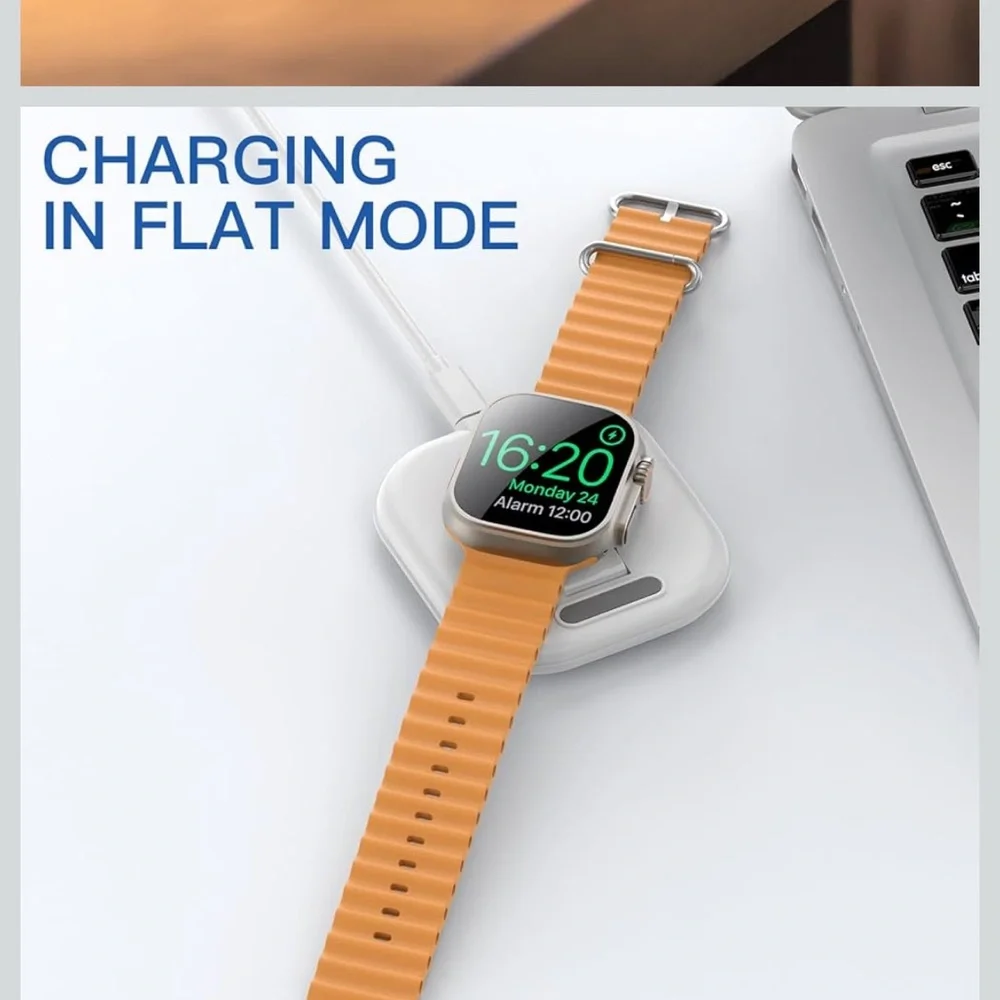Blue Marble Magnetic Watch Charger Dock for Apple Watch
